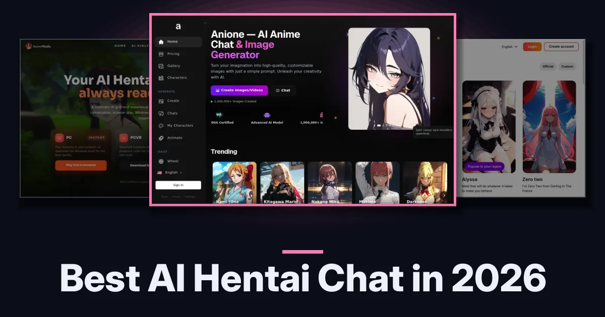 Our Favorite AI Hentai Chat Apps in 2026